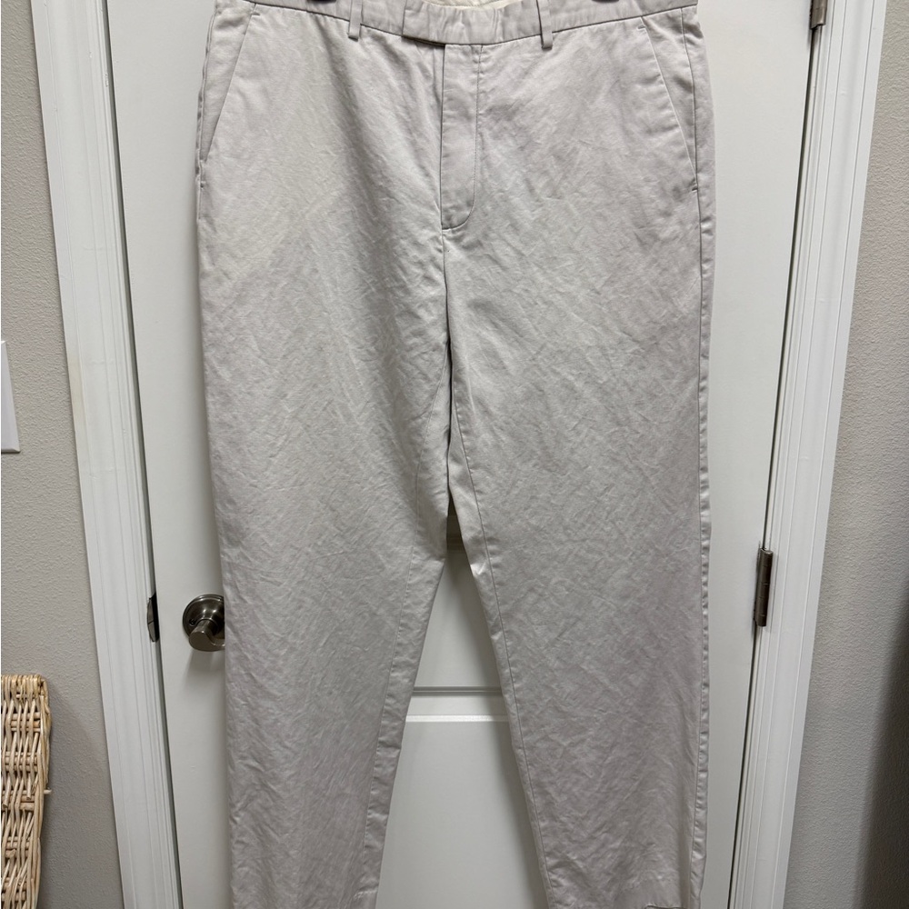 Calvin Klein Men's Light Gray Chinos